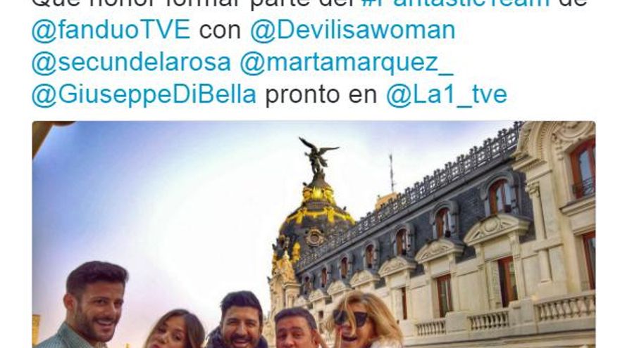 Los coaches de Fantastic Duo en TVE