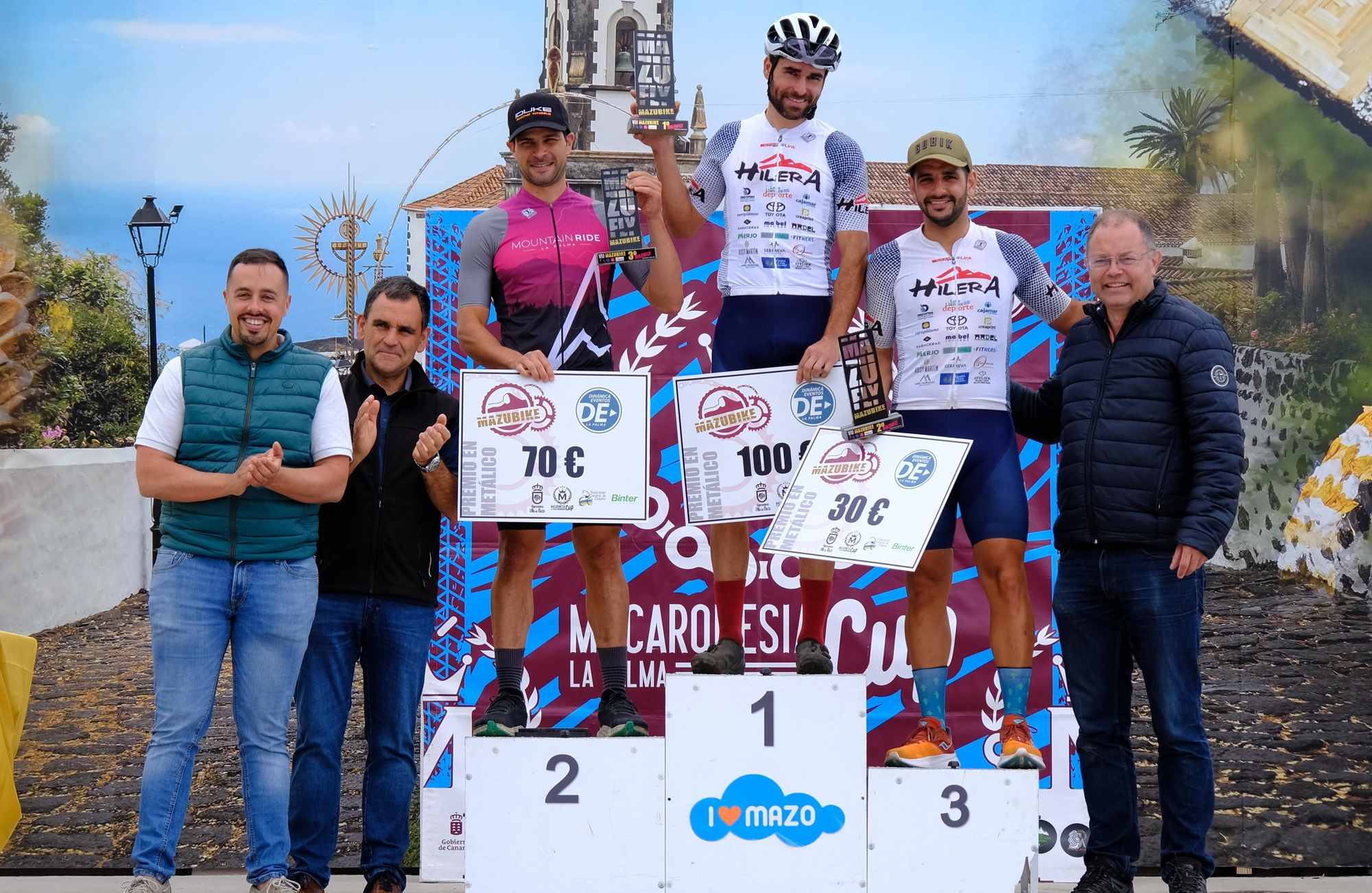El ciclista Carlos Alberto Rodríguez, rey de las montañas de la zona este de La Palma.