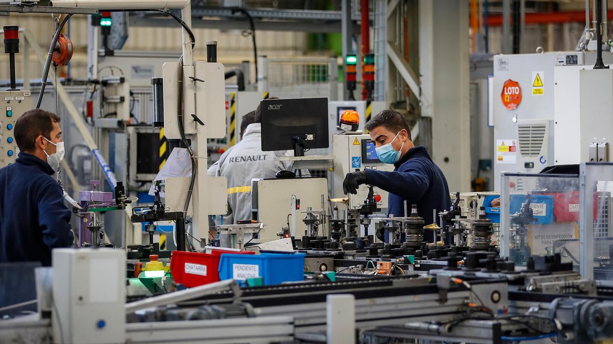 Interior de la Factoria Renault Sevilla.