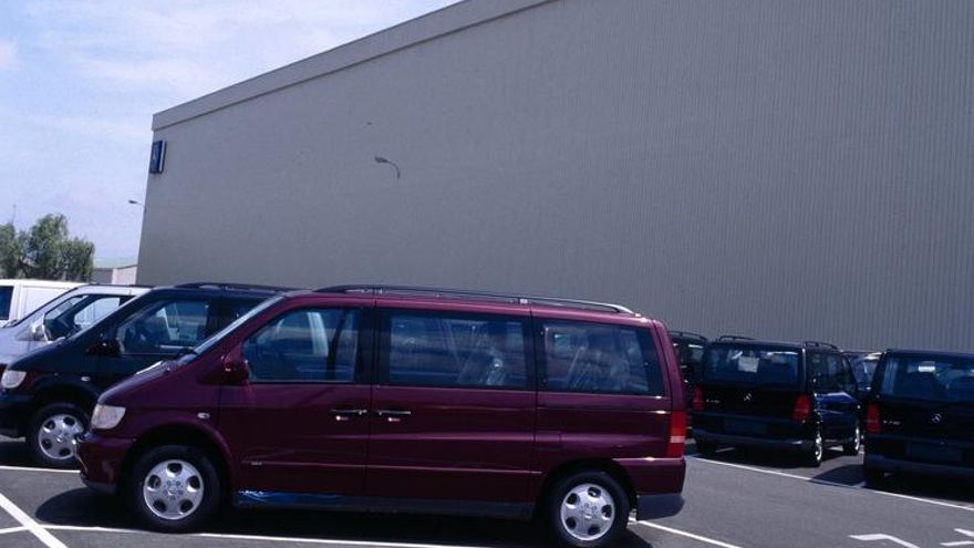 Una Vito de primera generación, fotografiada en 1998 en la fábrica de Vitoria