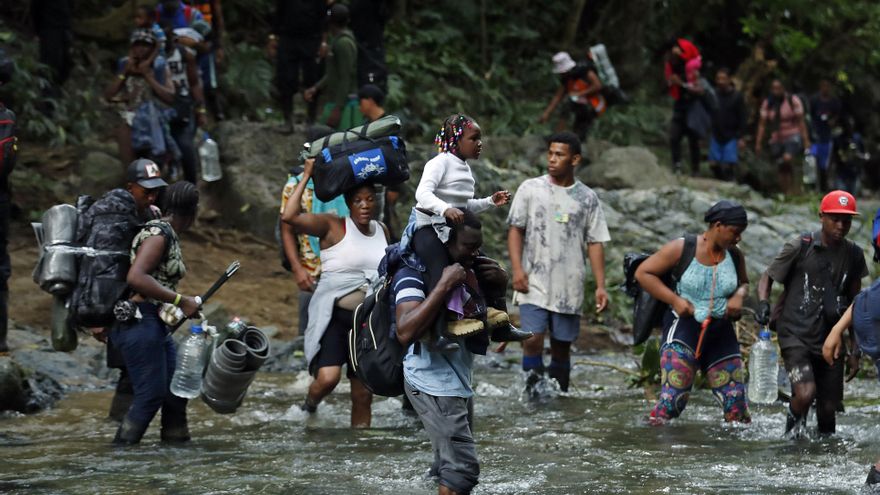 Unicef denuncia un máximo histórico de niños migrantes que cruzan la selva del Darién