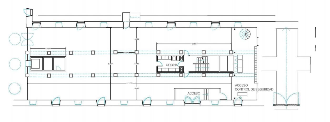 Sala polivalente cedida en Conde Duque