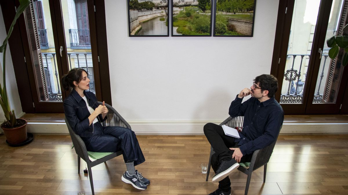 Un momento de la entrevista a Rita Maestre.