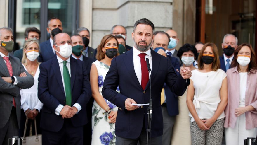 Abascal dice que nunca condenarán el pasado de España