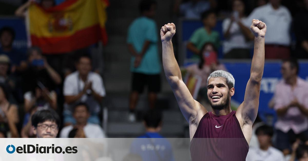 Alcaraz conquista Tokio y prolonga su año perfecto: “Ha sido mi mejor temporada hasta ahora”