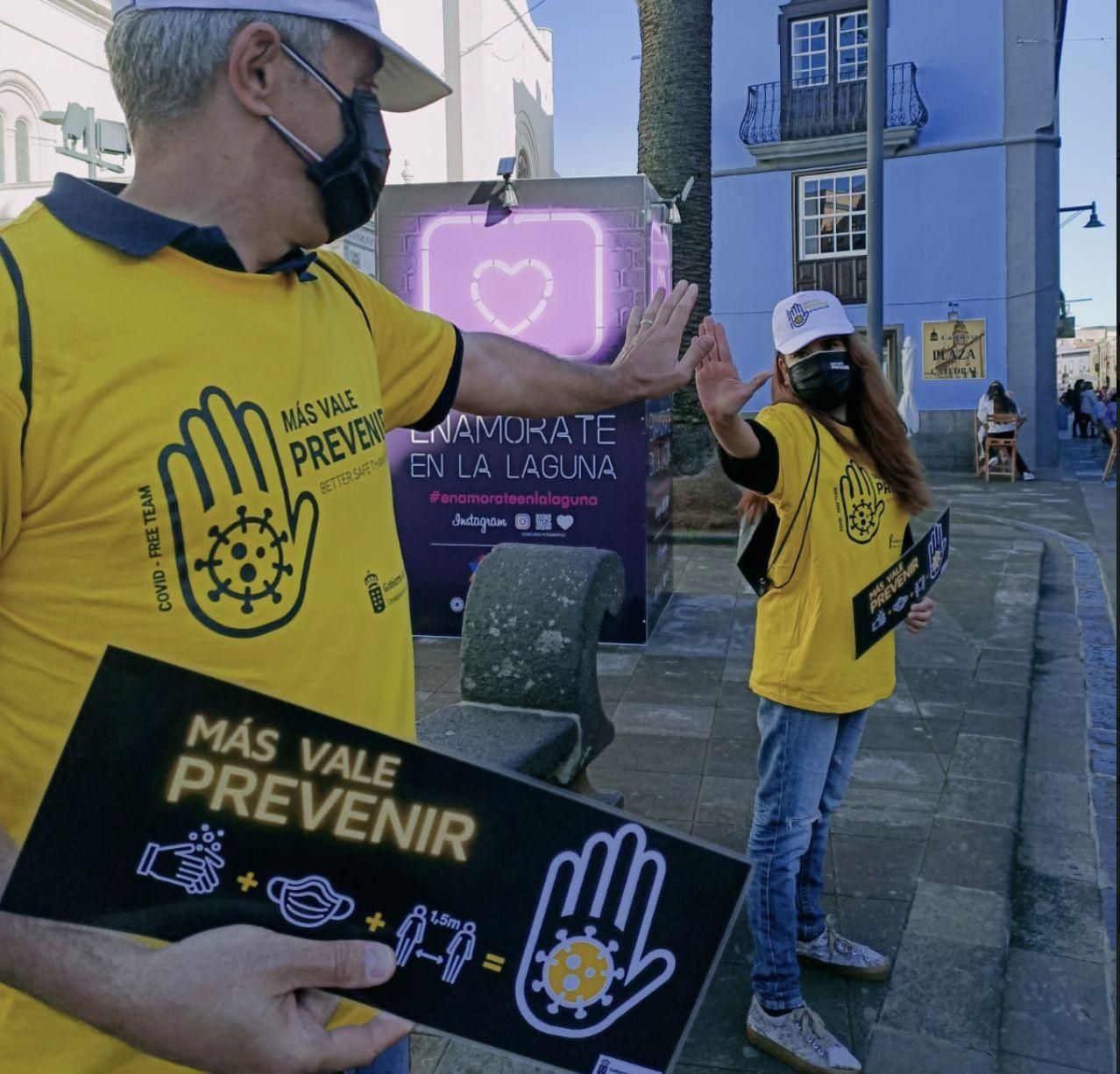 Voluntarios del proyecto ‘Más vale prevenir’.