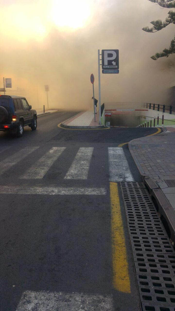 Derrumbe de un edificio en Los Cristianos (Tenerife)