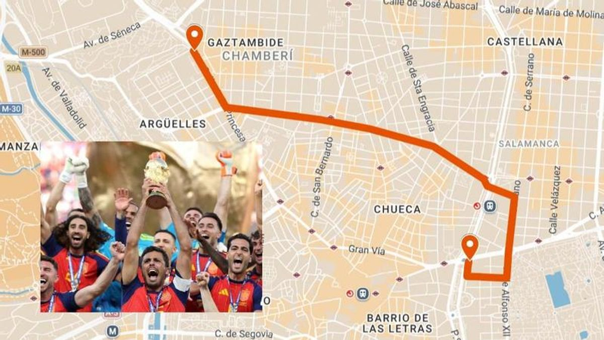 La celebración del Mundial de España será en Cibeles: horarios y recorridos de la selección por las calles de Madrid