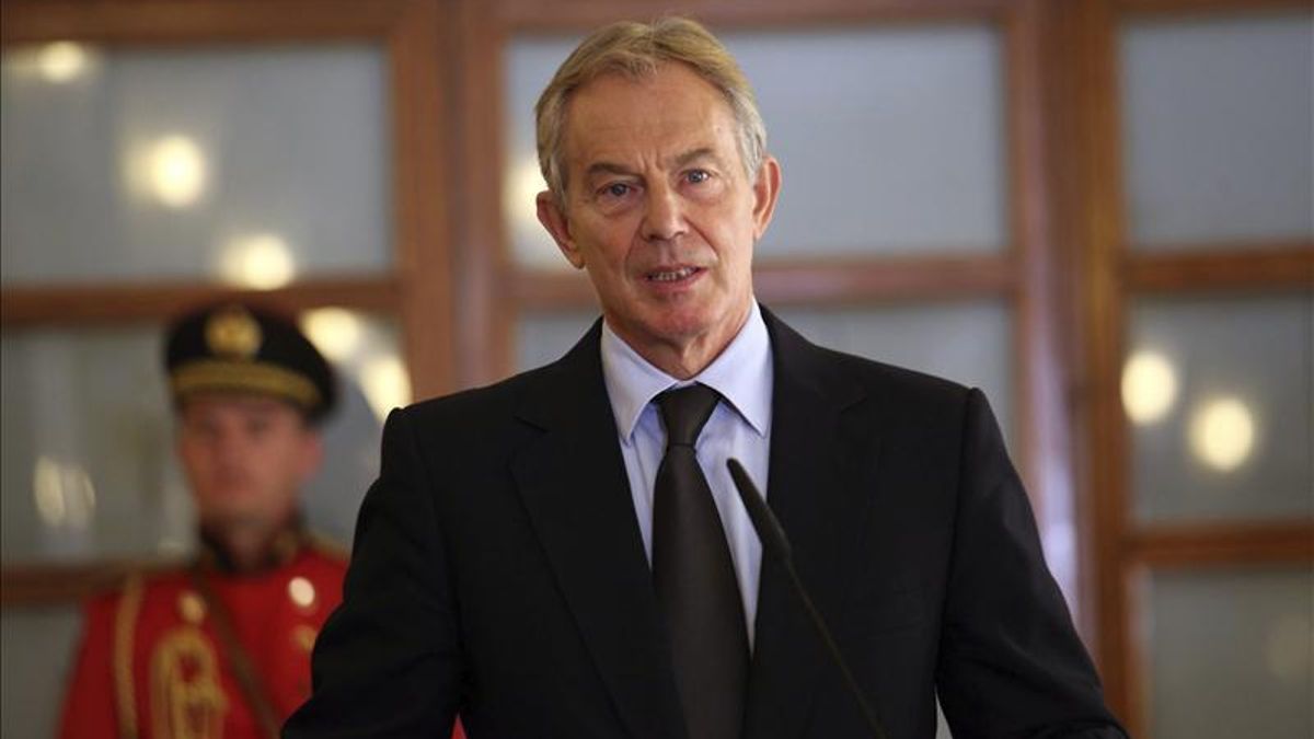 Tony Blair, en una reciente visita a Canadá.