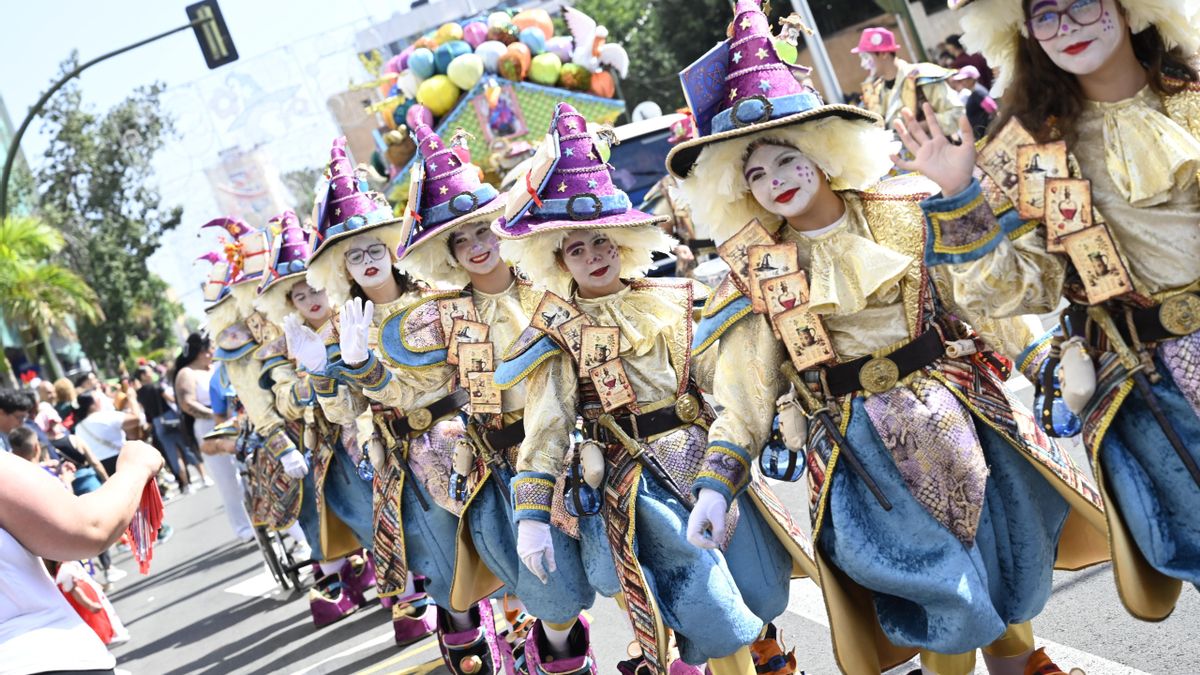 Cabalgata infantil celebrada este martes en Las Palmas de Gran Canaria