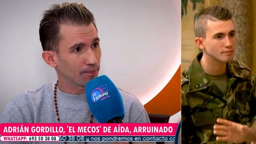 Adrián Gordillo, 'El Mecos' de 'Aída', habla en Telecinco del delicado momento que vive: "No tengo ni para comer"
