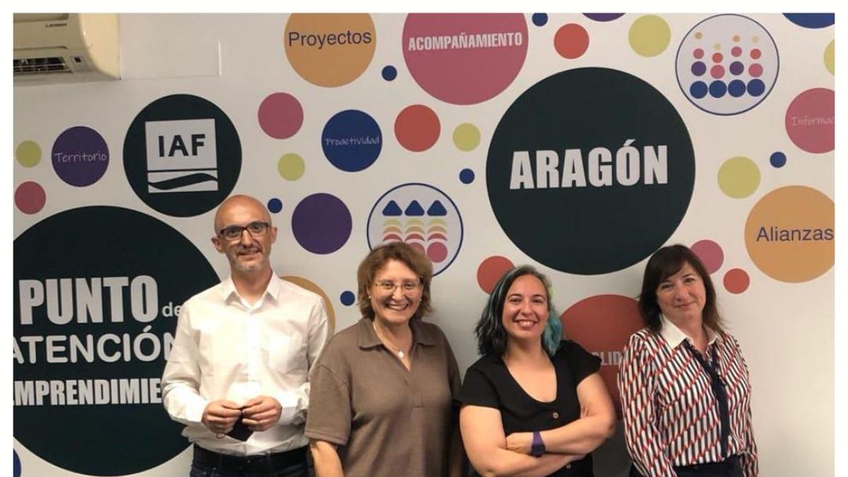 Ligia fue la ganadora del concurso para el diseño de los puntos de atención al emprendimiento del IAF,