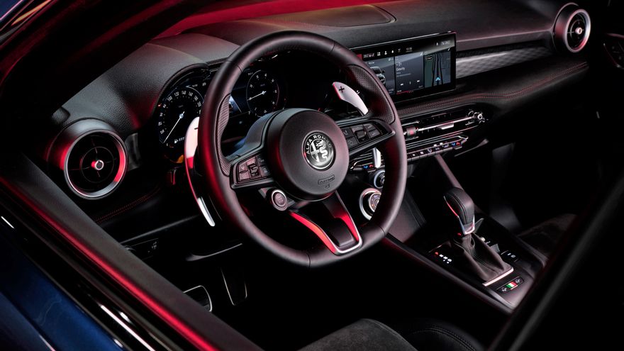 El salpicadero del Alfa Romeo Tonale.