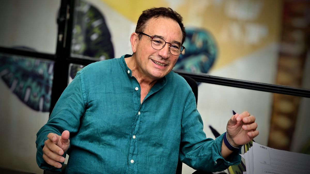 Arturo Gradolí, durante la entrevista.
