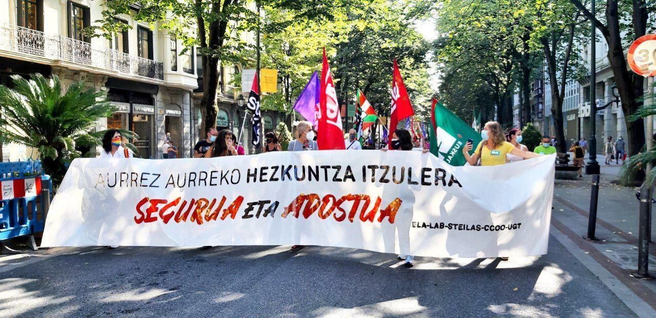 La huelga educativa en Euskadi, en imágenes