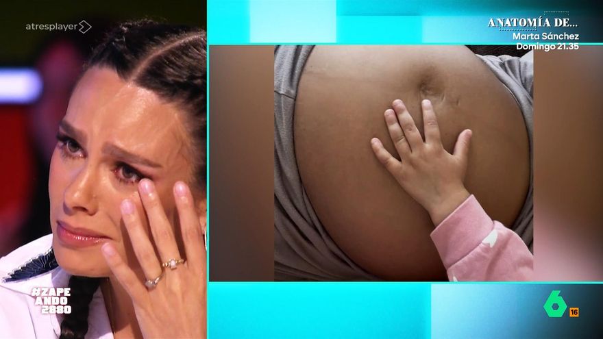 Cristina Pedroche rompió a llorar al despedirse de 'Zapeando' por su segunda maternidad: "Ha sido muy bonito"