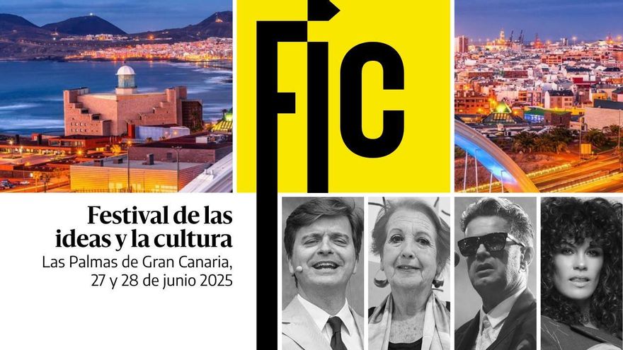 Santiago Auserón, Marc Giró, Rosa María Calaf, Nacho Vigalondo y Mel Ömana, en el Festival de las Ideas y la Cultura de elDiario.es en Las Palmas de Gran Canaria