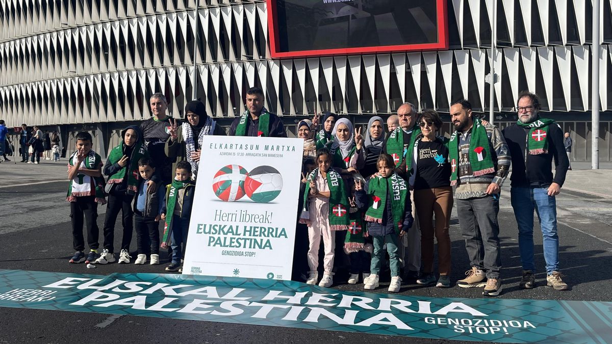Bilbao se prepara para otra movilización masiva a favor de Palestina, ahora con una fiesta del fútbol