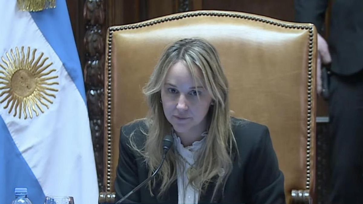 Clara Muzzio, este miércoles, en la sesión de la Legislatura porteña.