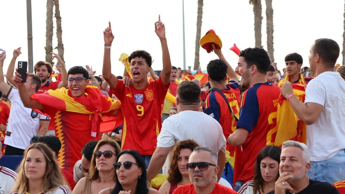 Asistentes a la final de la Copa del Mundo en Las Palmas de Gran Canaria