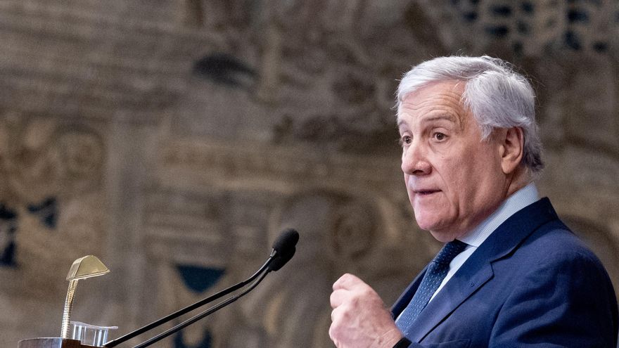 El Ministro de Asuntos Exteriores italiano, Antonio Tajani.
