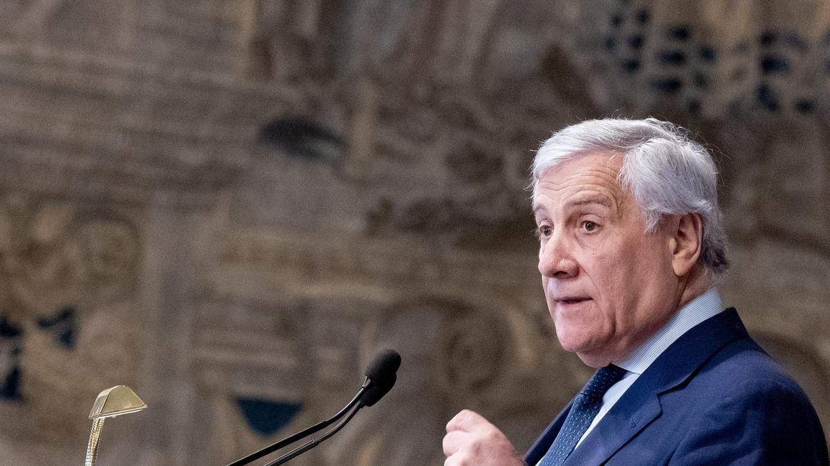 El Ministro de Asuntos Exteriores italiano, Antonio Tajani.