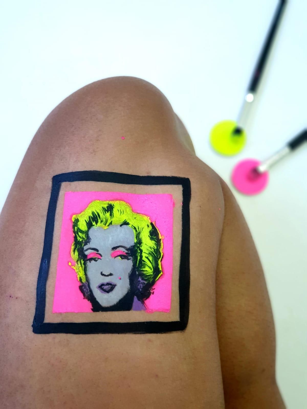 Pinturas en la piel de Nauzet Afonso.