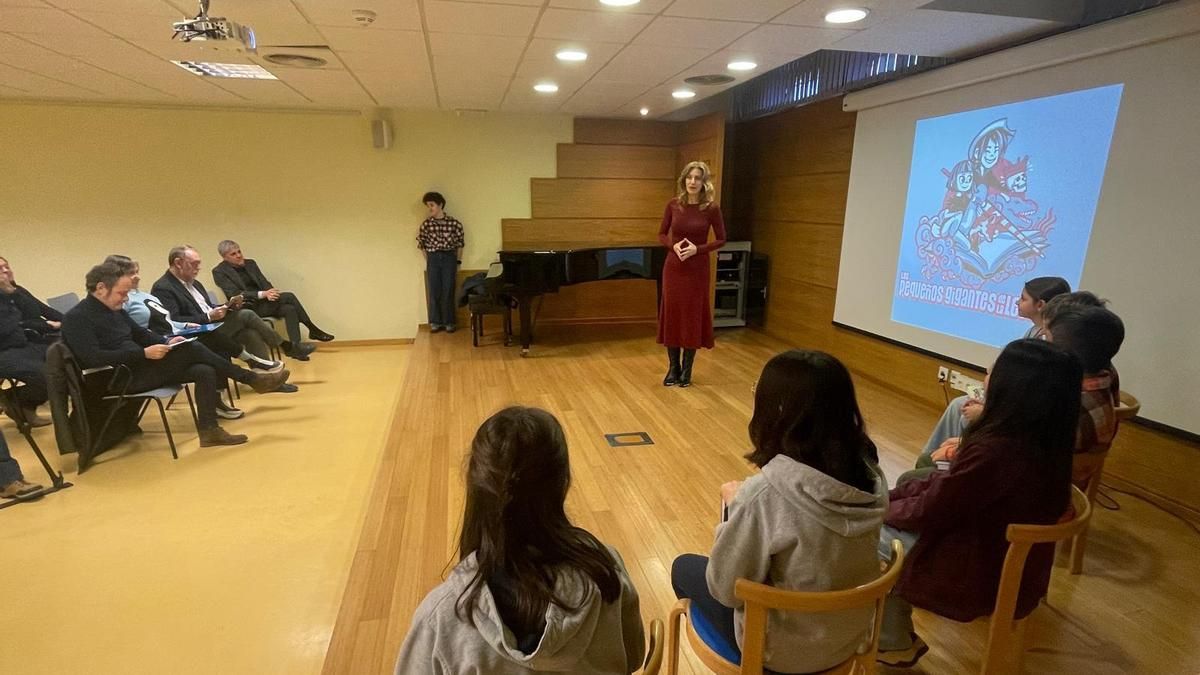 Celebración en León del concurso escolar 'Los pequeños gigantes de la lectura' de la Junta.