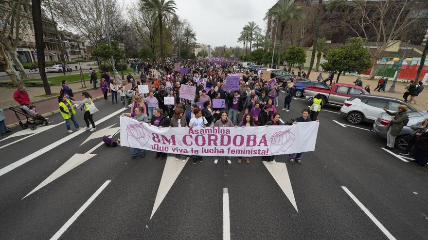 La manifestación del 8M, en imágenes