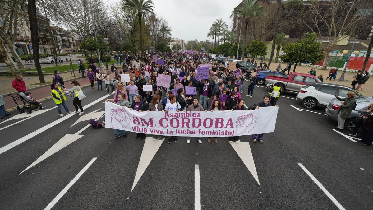 La manifestación del 8M, en imágenes