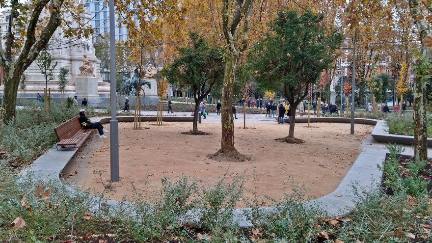 Una de las nuevas plazas estanciales