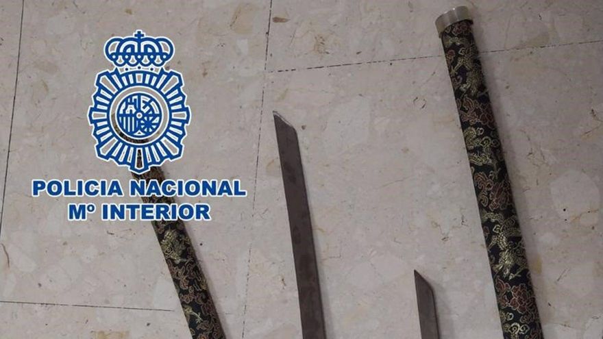 Detenido en Tenerife por amenazar a un vecino con una catana