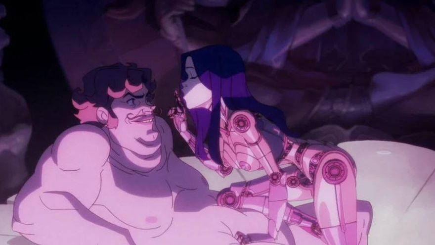 Escena de 'Buena Caza', octavo cortometraje de 'Love, Sex & Robots'