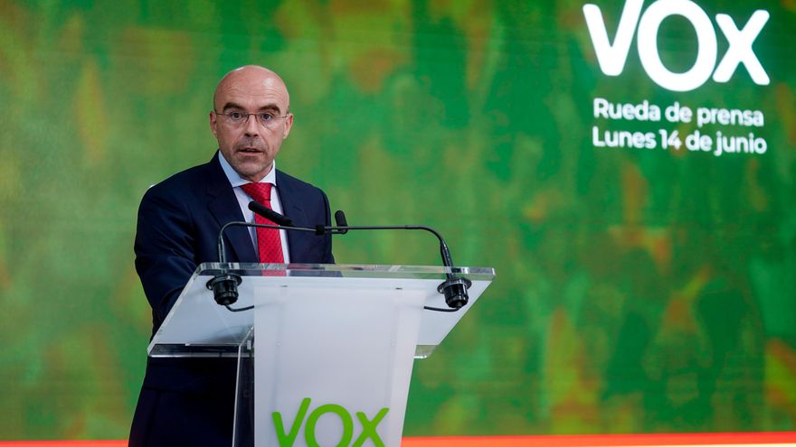 Archivo - El vicepresidente y eurodiputado de Vox, Jorge Buxadé