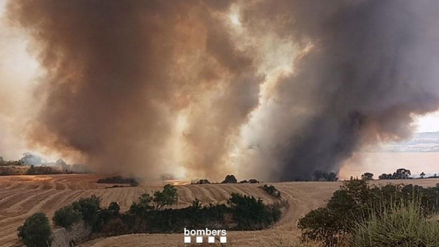 Los fallecidos en el incendio de Lleida son el dueño de una granja y un trabajador