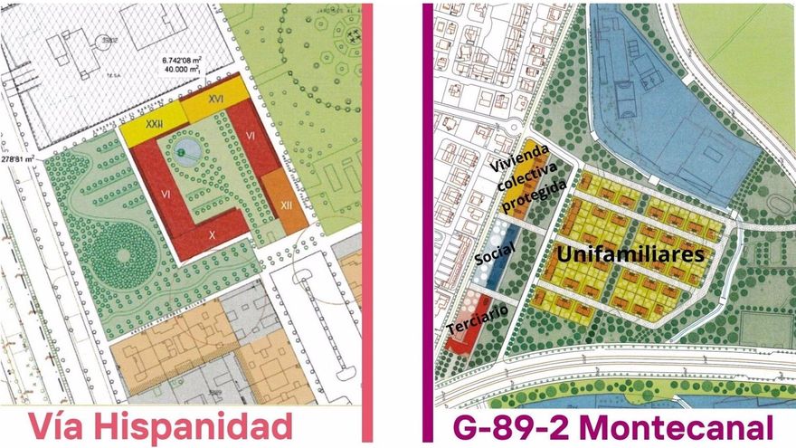 La oposición tacha de "aberración" la recalificación de Vía Hispanidad, que la alcaldesa de Zaragoza cree "necesaria"