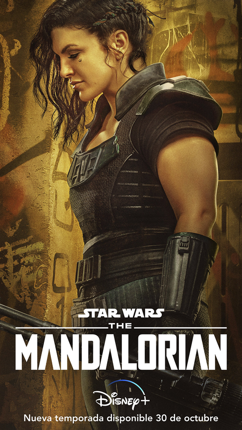 Cara Dune (Gina Carano), en un póster de 'The Mandalorian'
