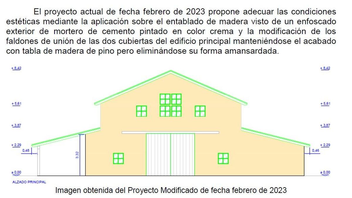 Proyecto de legalización del granero americano que nunca se llevó a cabo.