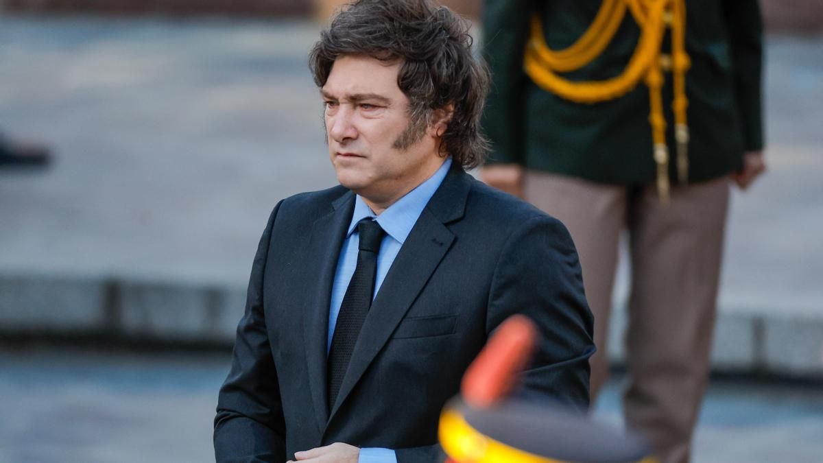 Fotografía de archivo del presidente de Argentina, Javier Milei. EFE/ Juan Ignacio Roncoroni