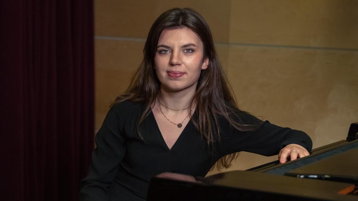La pianista polaca Alicja Czarnecka, este domingo en concierto en la Sala Eutherpe de León