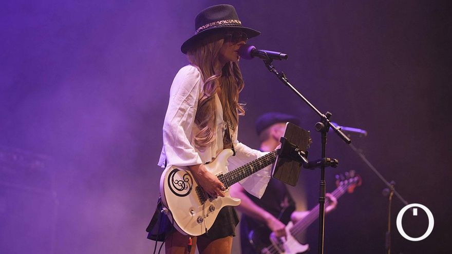 El concierto de Orianthi en el Festival de la Guitarra, en imágenes