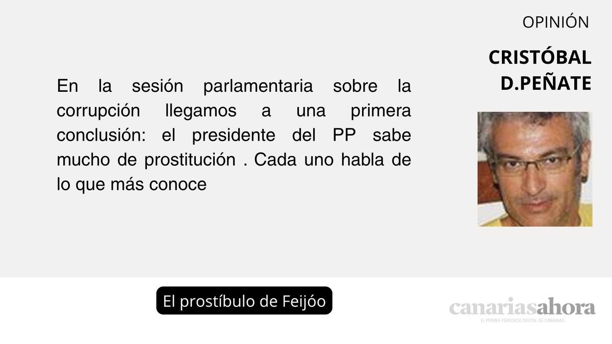 El prostíbulo de Feijóo