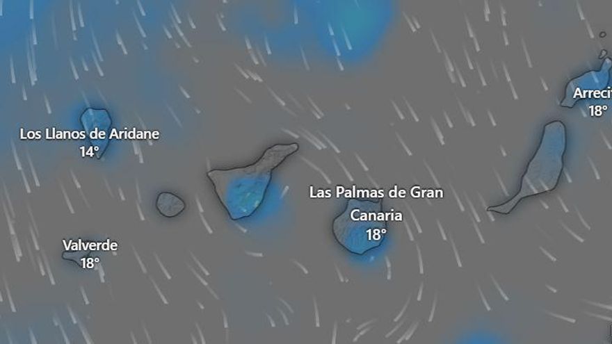 La Agencia Estatal de Meteorología emite un aviso especial para Canarias por la llegada de una Dana