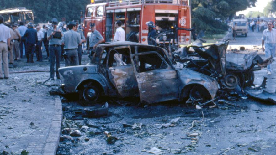 Foto de archivo de un atentado de ETA