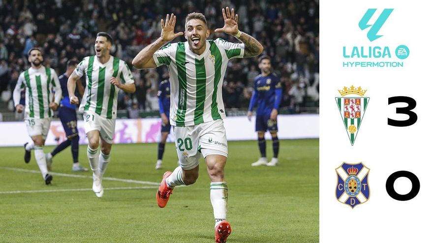 El Córdoba CF se reencuentra con la victoria ante el CD Tenerife
