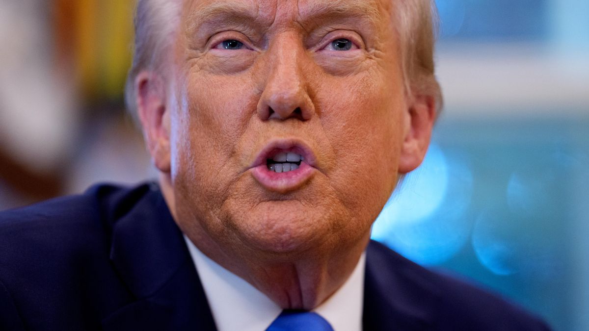 El presidente de EEUU, Donald Trump, en el Despacho Oval de la Casa Blanca el 19 de septiembre de 2025 en Washington, D.C.