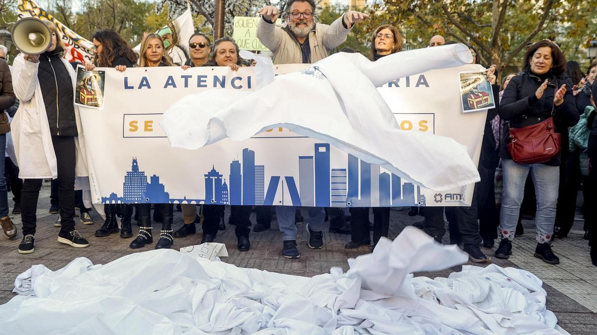 Los médicos de Familia y pediatras de la comunidad de Madrid inician la segunda semana de huelga convocada por el sindicato Amyts.