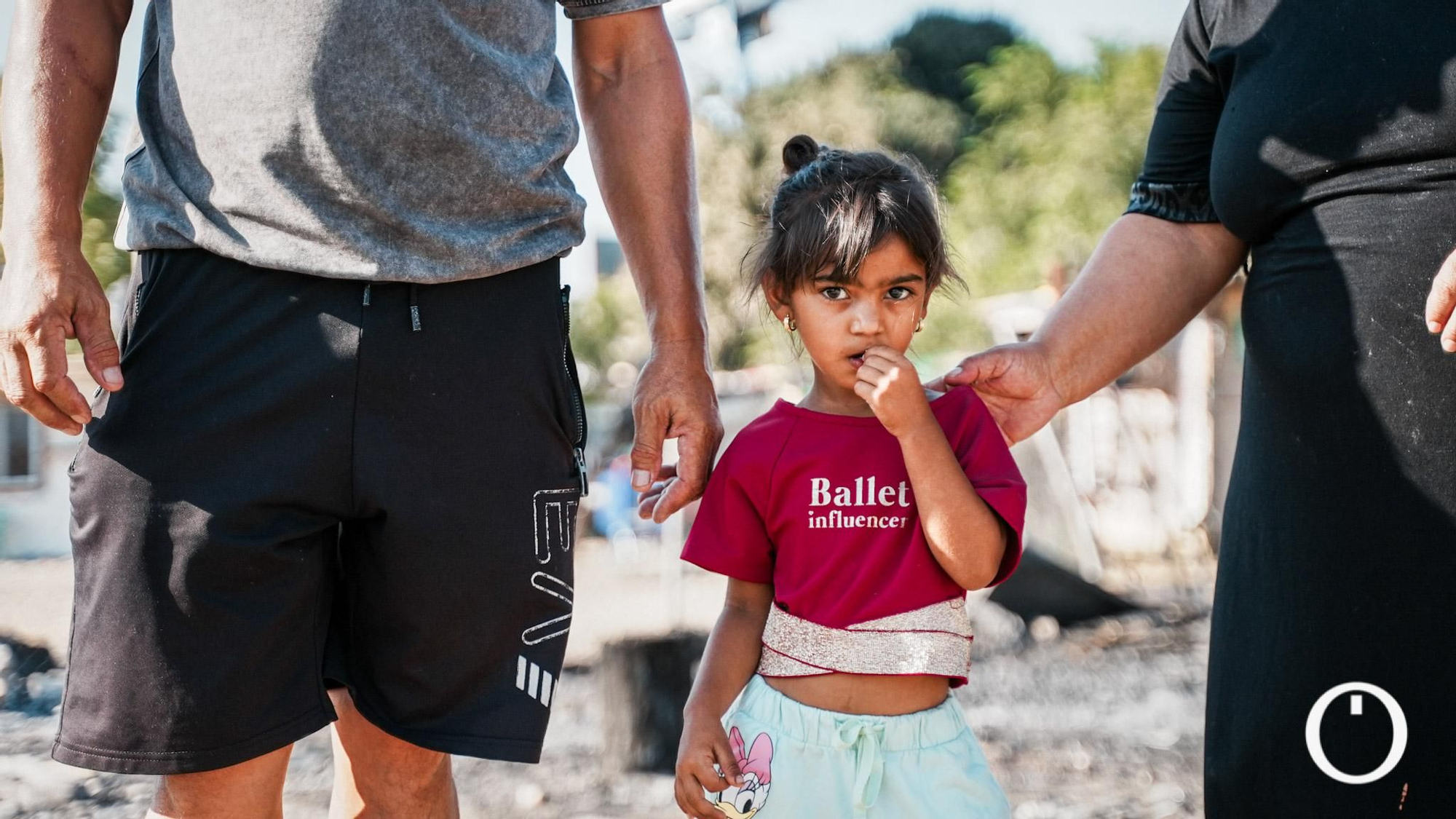Asentamiento afectado tras el incendio que arrasó varias chabolas