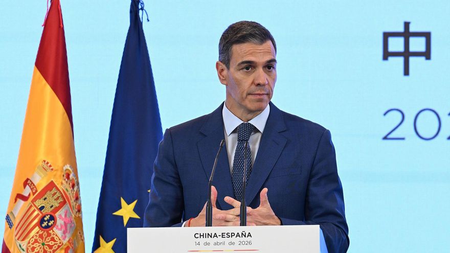 El presidente del Gobierno, Pedro Sánchez, comparece ante los medios de comunicación.