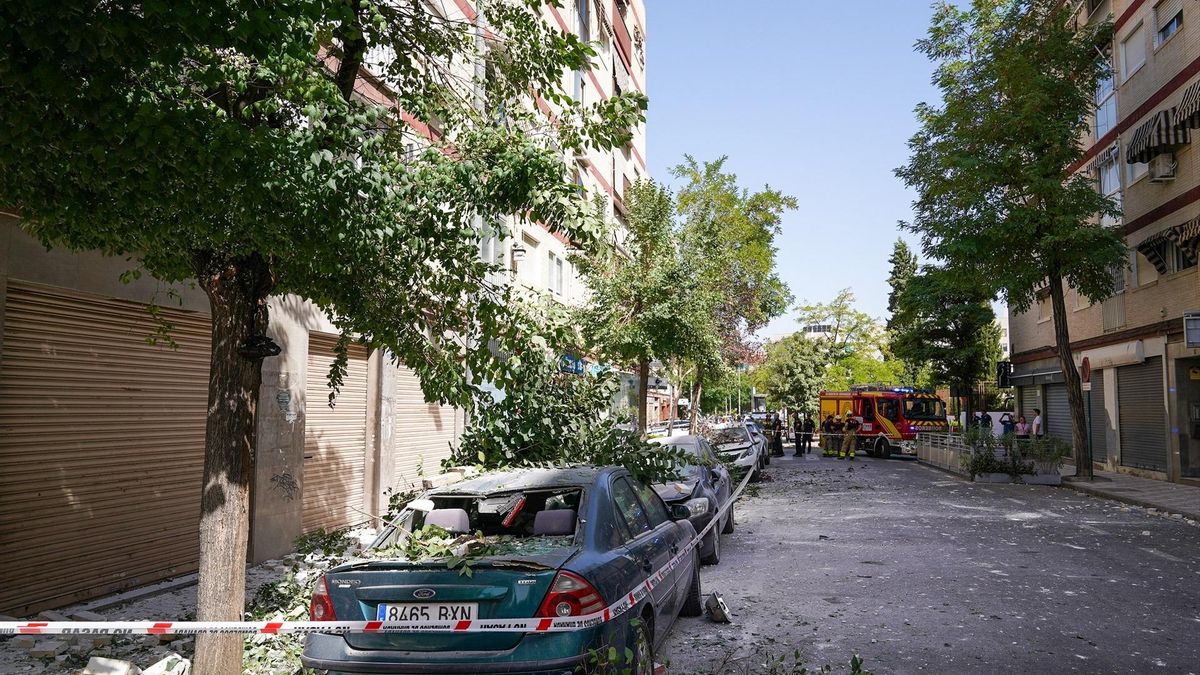 Vista de los destrozos causado por el terremoto este 18 de agosto en Granada.